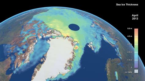 nasa tools measure thick ice caps|arctic sea ice measurements.